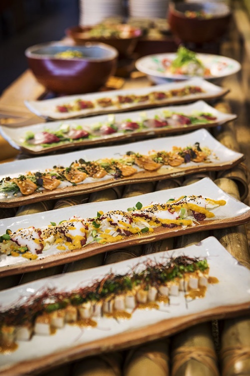 Japanese buffet at Zuma